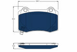 Brake Pad Set, Disc Brake GDB4171BTE - TRW - Brake Pads - TRW