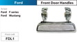 Door Handle FDL1 - Nice Products | Universal Auto Spares