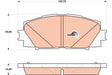 Brake Pad Set, Disc Brake GDB4173DT - TRW