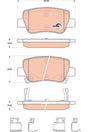 Brake Pad Set, Disc Brake GDB4175 - TRW