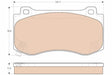 Brake Pad Set, Disc Brake GDB4449 - TRW
