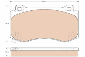Brake Pad Set, Disc Brake GDB4449 - TRW