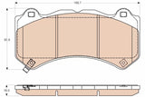 Brake Pad Set, Disc Brake GDB4450 - TRW - Brake Pads - TRW
