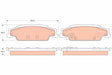 Brake Pad Set, Disc Brake GDB4453 - TRW