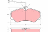 Brake Pad Set, Disc Brake GDB447 - TRW - Brake Pads - TRW