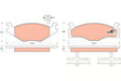 Brake Pad Set, Disc Brake GDB454 - TRW