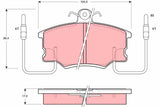 Brake Pad Set, Disc Brake GDB464 - TRW - Brake Pads - TRW