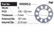 Wheel Spacer (2) WS505-2 - Nice Products | Universal Auto Spares