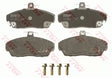 Brake Pad Set, Disc Brake GDB496 - TRW