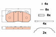 Brake Pad Set, Disc Brake GDB5019 - TRW