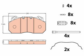 Brake Pad Set, Disc Brake GDB5019 - TRW