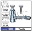 Ignition Lock NI158 - Nice Products | Universal Auto Spares