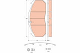 Brake Pad Set, Disc Brake GDB5065 - TRW