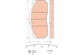 Brake Pad Set, Disc Brake GDB5065 - TRW