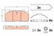 Brake Pad Set, Disc Brake GDB5069 - TRW