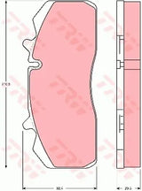 Brake Pad Set, Disc Brake GDB5083 - TRW