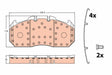 Brake Pad Set, Disc Brake GDB5086 - TRW
