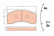 Brake Pad Set, Disc Brake GDB5089 - TRW