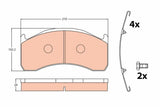 Brake Pad Set, Disc Brake GDB5089 - TRW - Brake Pads - TRW