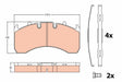 Brake Pad Set, Disc Brake GDB5098 - TRW