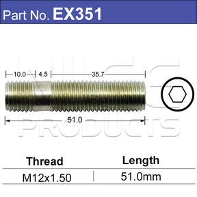 Stud Extension EX351 - Nice Products | Universal Auto Spares