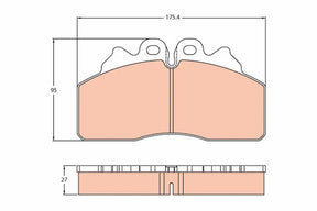 Brake Pad Set, Disc Brake GDB5113 - TRW