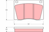 Brake Pad Set, Disc Brake GDB531 - TRW - Brake Pads - TRW