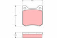 Brake Pad Set, Disc Brake GDB550 - TRW