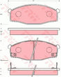 Brake Pad Set, Disc Brake GDB7041AT - TRW