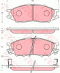 Brake Pad Set, Disc Brake GDB7043DT - TRW