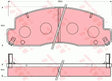 Brake Pad Set, Disc Brake GDB7061 - TRW
