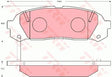 Brake Pad Set, Disc Brake GDB7065AT - TRW