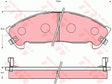 Brake Pad Set, Disc Brake GDB7086AT - TRW
