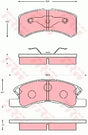 Brake Pad Set, Disc Brake GDB7114AT - TRW