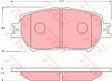 Brake Pad Set, Disc Brake GDB7224DT - TRW