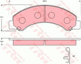 Brake Pad Set, Disc Brake GDB7233 - TRW - Brake Pads - TRW