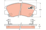 Brake Pad Set, Disc Brake GDB729DT - TRW