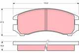 Brake Pad Set, Disc Brake GDB731 - TRW - Brake Pads - TRW