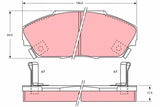 Brake Pad Set, Disc Brake GDB733 - TRW - Brake Pads - TRW