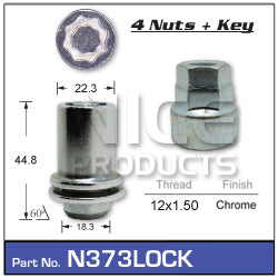 Lock Nuts N373LOCK - Nice Products | Universal Auto Spares