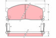Brake Pad Set, Disc Brake GDB737 - TRW