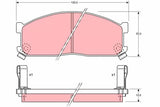 Brake Pad Set, Disc Brake GDB737 - TRW - Brake Pads - TRW