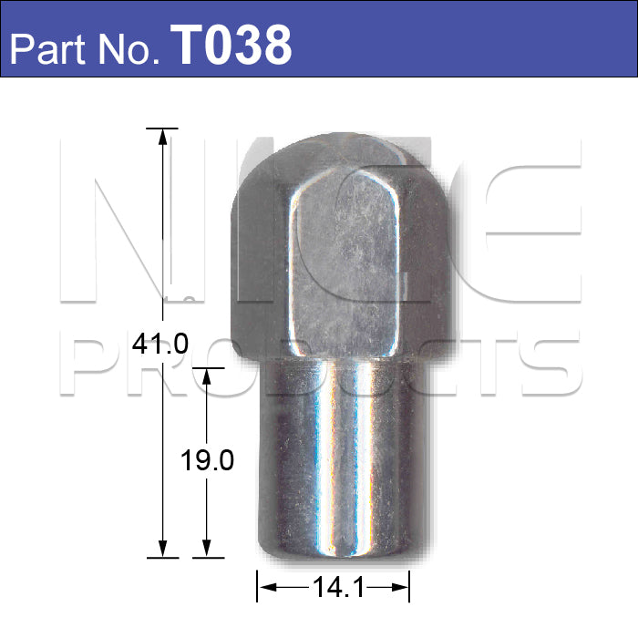 Chrome Nut T038 - Nice Products | Universal Auto Spares