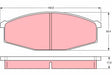 Brake Pad Set, Disc Brake GDB747 - TRW
