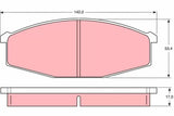 Brake Pad Set, Disc Brake GDB747 - TRW - Brake Pads - TRW