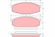 Brake Pad Set, Disc Brake GDB748 - TRW