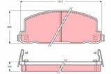 Brake Pad Set, Disc Brake GDB749 - TRW - Brake Pads - TRW