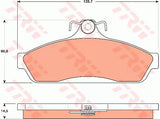 Brake Pad Set, Disc Brake GDB7500DT - TRW