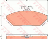 Brake Pad Set, Disc Brake GDB7503DT - TRW