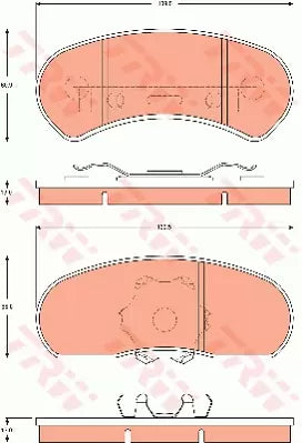 Brake Pad Set, Disc Brake GDB7506 - TRW